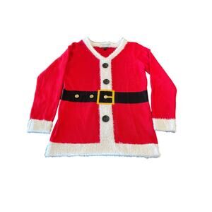 Tiara International Christmas Collection Red Santa Sweater M ladies